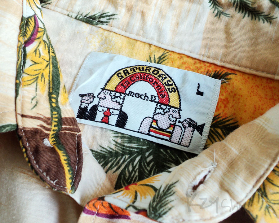 เสื้อฮาวาย SATURDAYS in Californis ลาย PRIMO