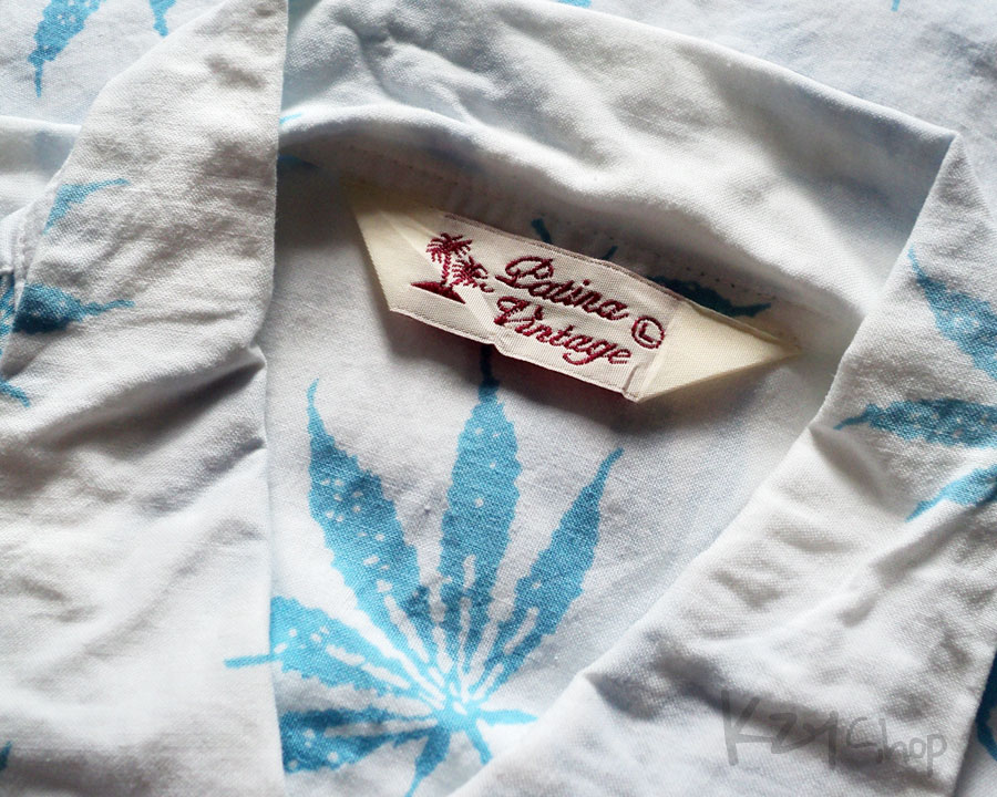 เสื้อฮาวาย Patina Vintage ลาย ใบกัญชา