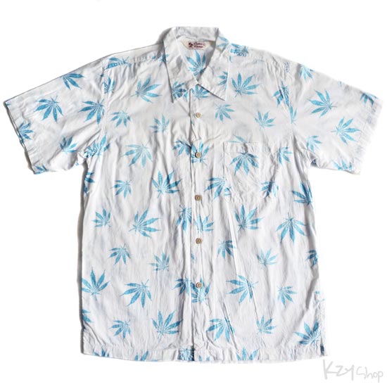 เสื้อฮาวาย Patina Vintage ลาย ใบกัญชา