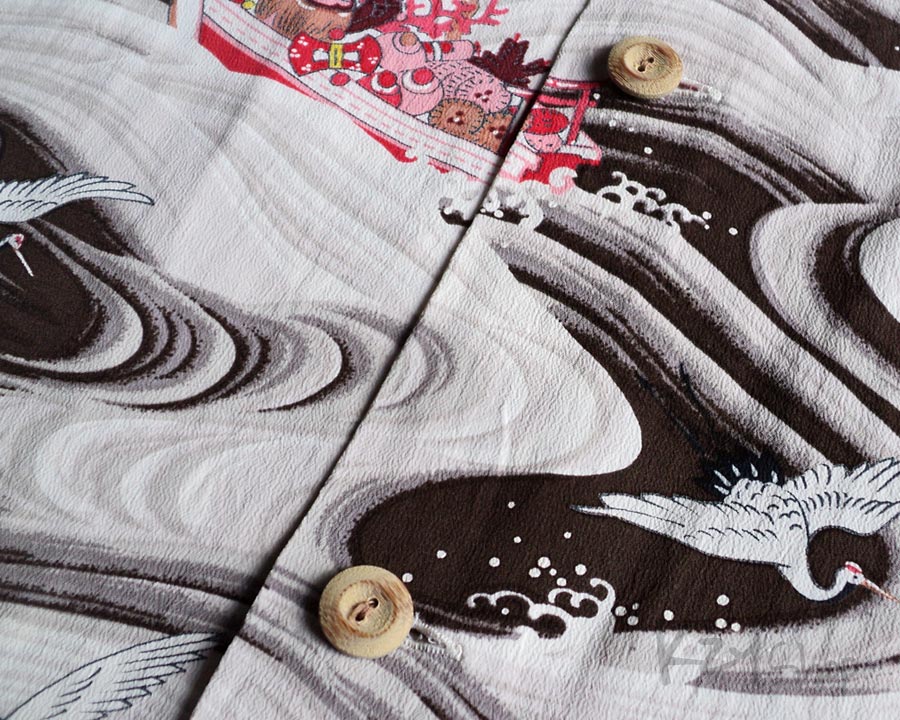 เสื้อฮาวายลายญี่ปุ่น Sun Surf - TREASURE SHIP