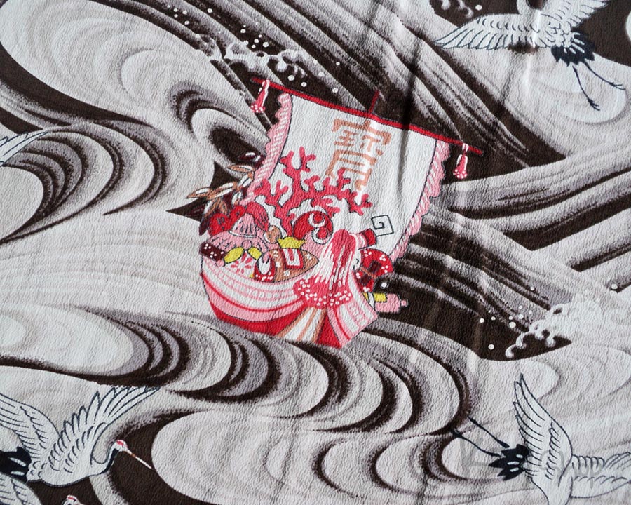 เสื้อฮาวายลายญี่ปุ่น Sun Surf - TREASURE SHIP