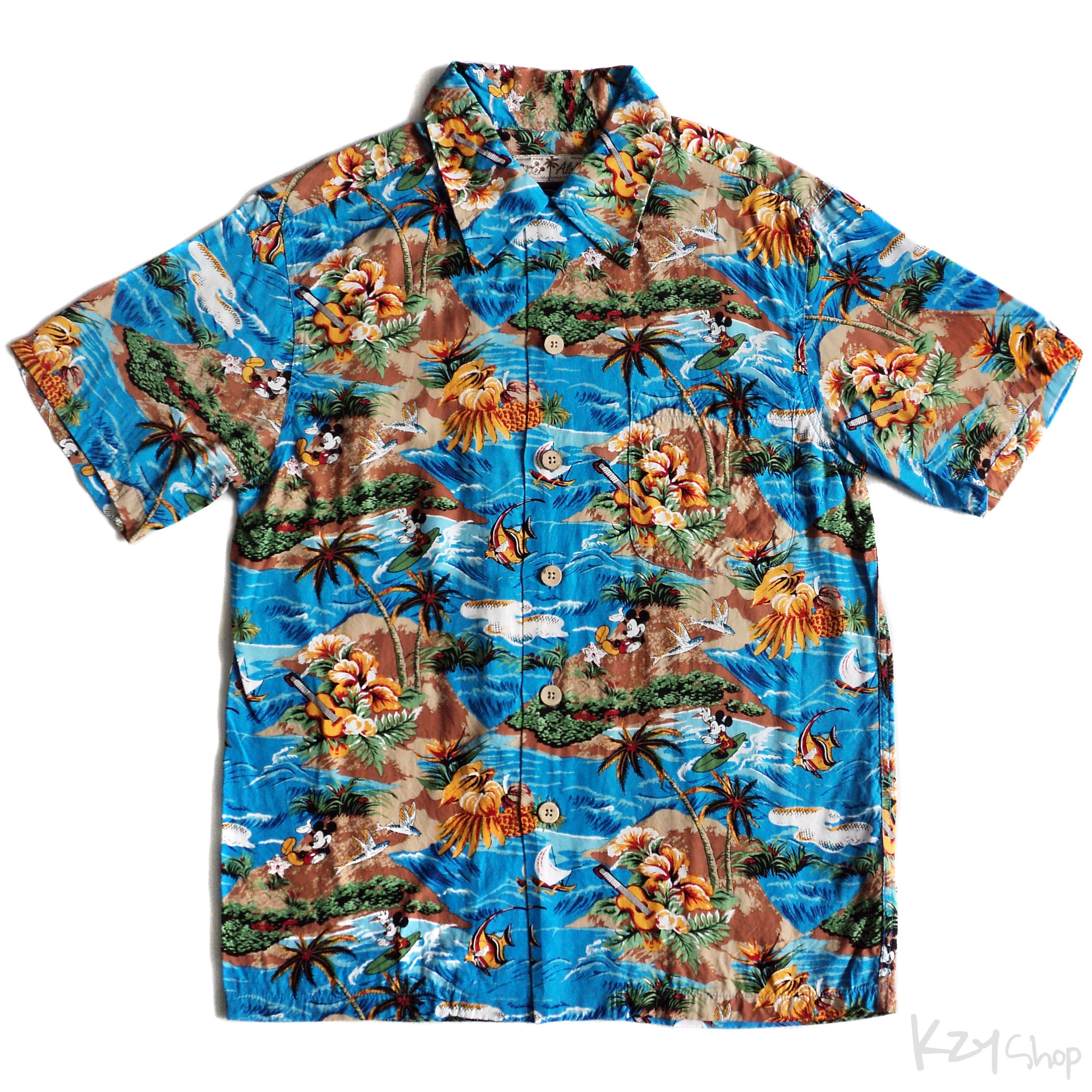 เสื้อฮาวาย Disney - MICKEY & MINNIE Aloha