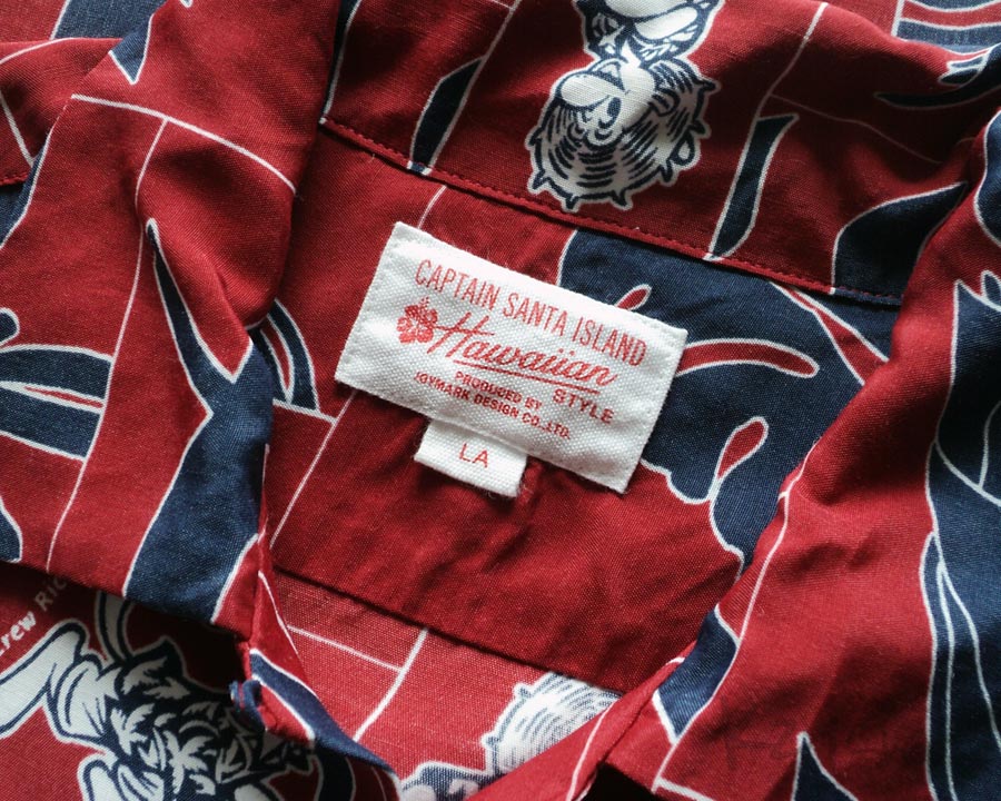 เสื้อฮาวาย CAPTAIN SANTA ลาย กัปตันซานต้าและผองเพื่อน