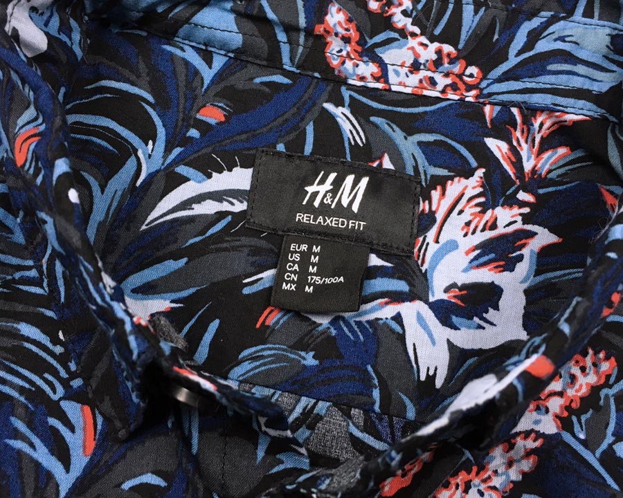เสื้อฮาวายแขนยาว H&M