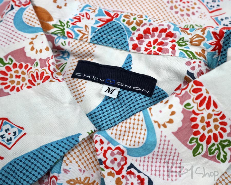 เสื้อฮาวายลายญี่ปุ่น CHEVIGNON ลาย ดอกซากุระ