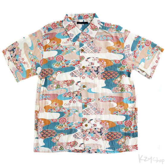 เสื้อฮาวายลายญี่ปุ่น CHEVIGNON ลาย ดอกซากุระ