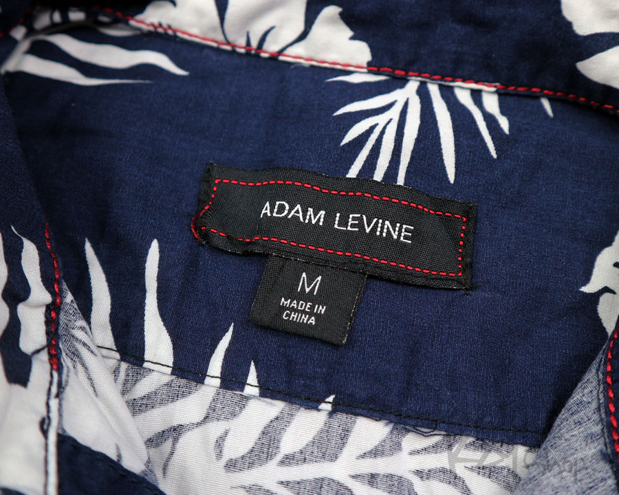 เสื้อฮาวาย ADAM LEVINE ลาย ดอกไม้ ใบไม้