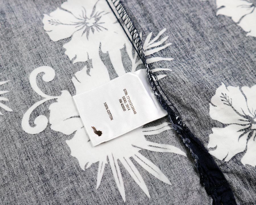 เสื้อฮาวาย ADAM LEVINE ลาย ดอกไม้ ใบไม้