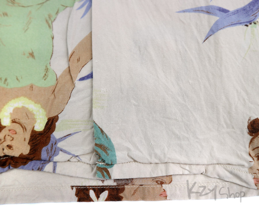 เสื้อฮาวาย Pearl Diver ลาย สาวฮูล่า