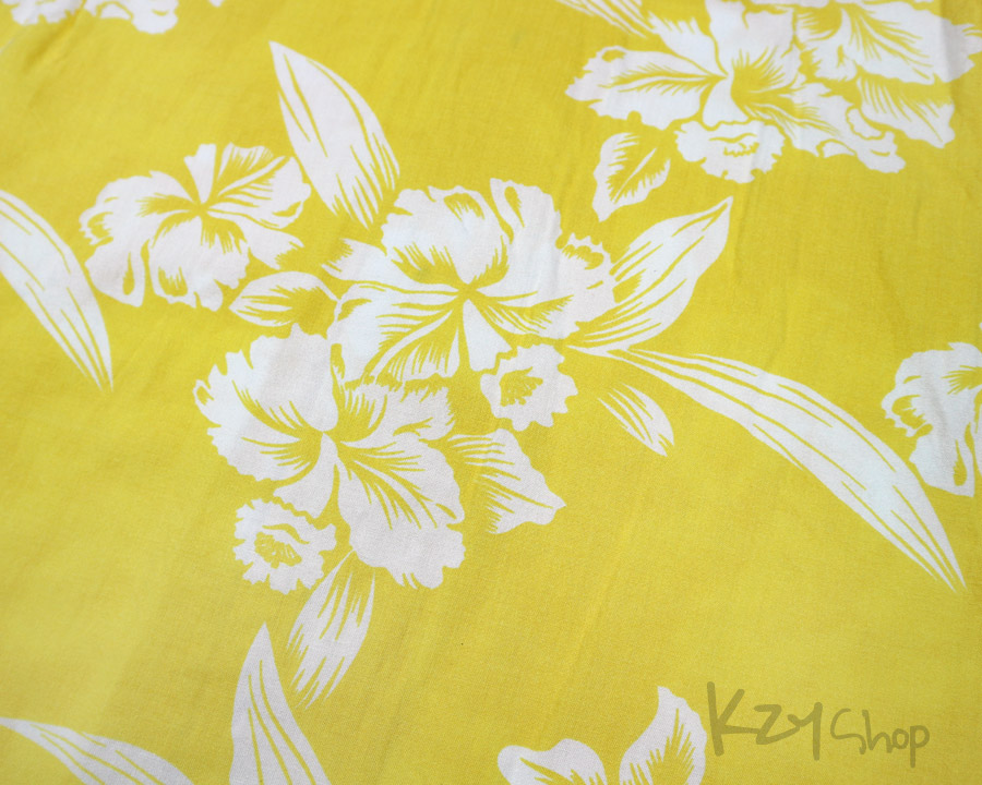 เสื้อฮาวาย Thruxton ลาย ดอกไม้ ใบไม้