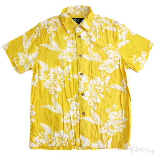 เสื้อฮาวาย Thruxton ลาย ดอกไม้ ใบไม้