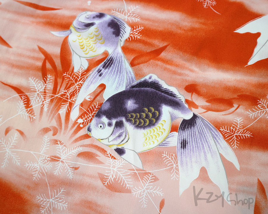 เสื้อฮาวายลายญี่ปุ่น Sun Surf - GOLD FISH