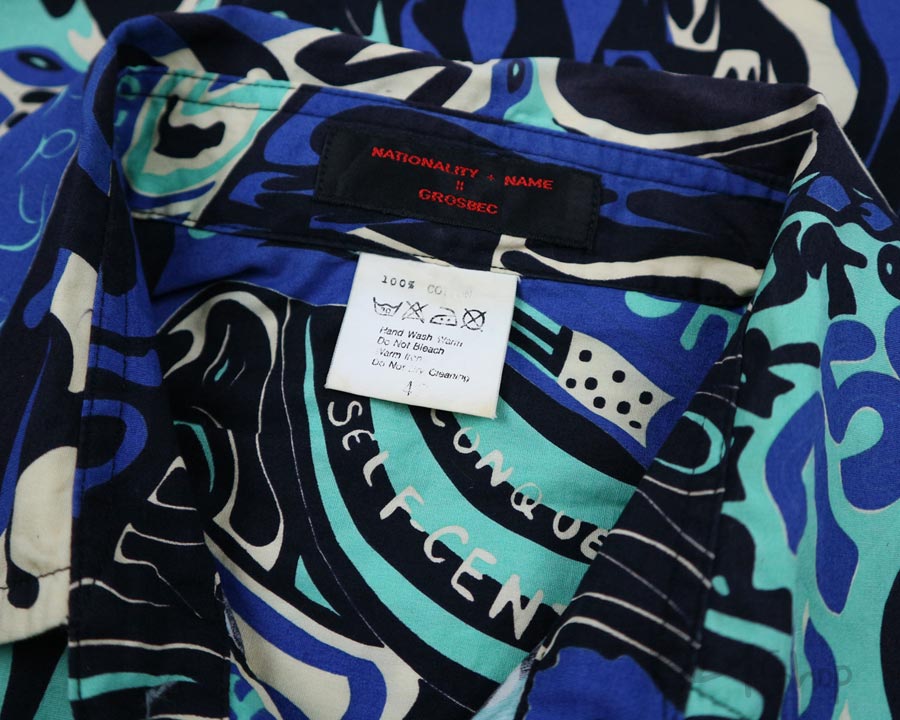 เสื้อฮาวาย NATIONALITY+NAME＝GROSBEC