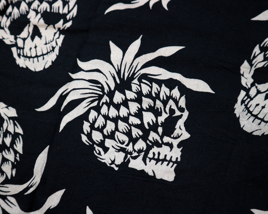 เสื้อฮาวาย VANSON X Hawaiian Moon - Pineapple Skull