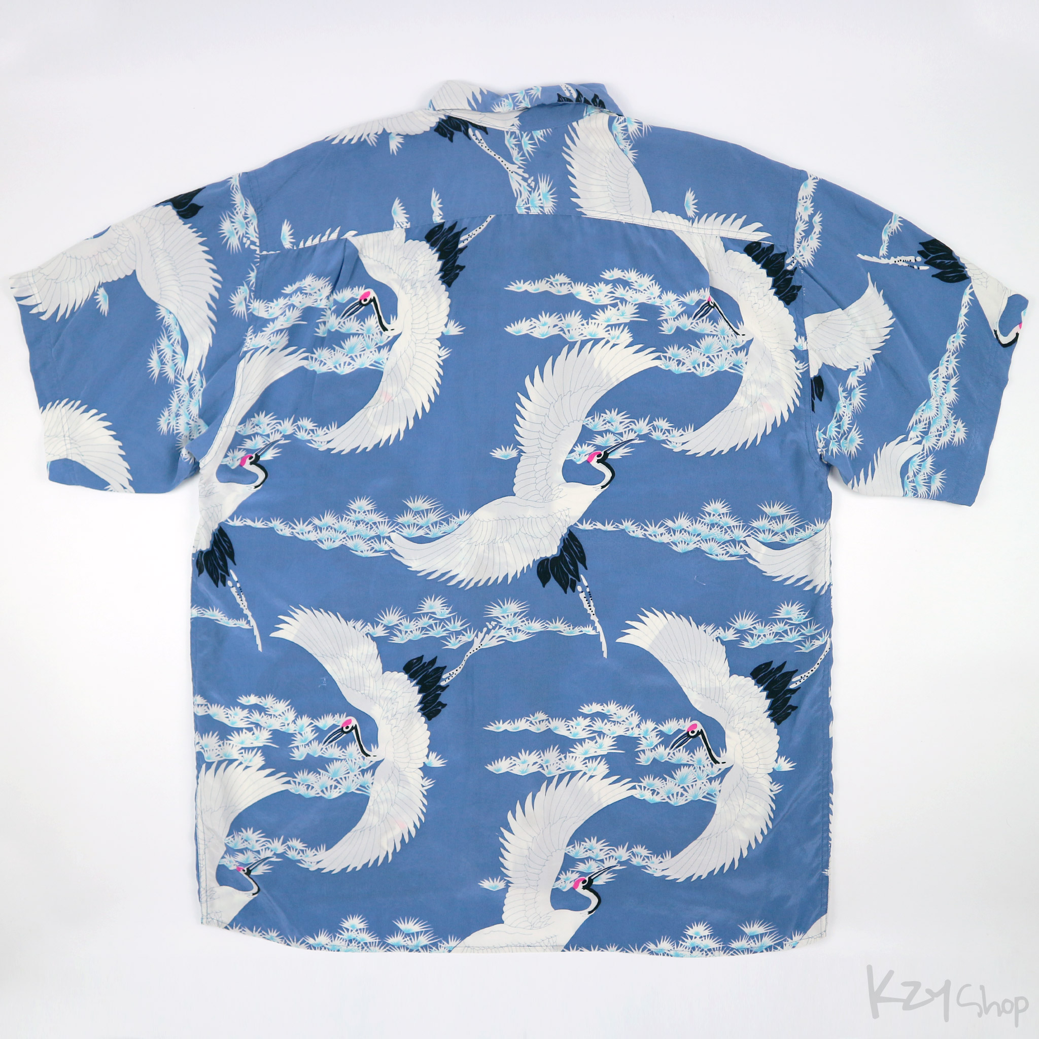 เสื้อฮาวายลายญี่ปุ่น AVANTI ลาย นกกระเรียน