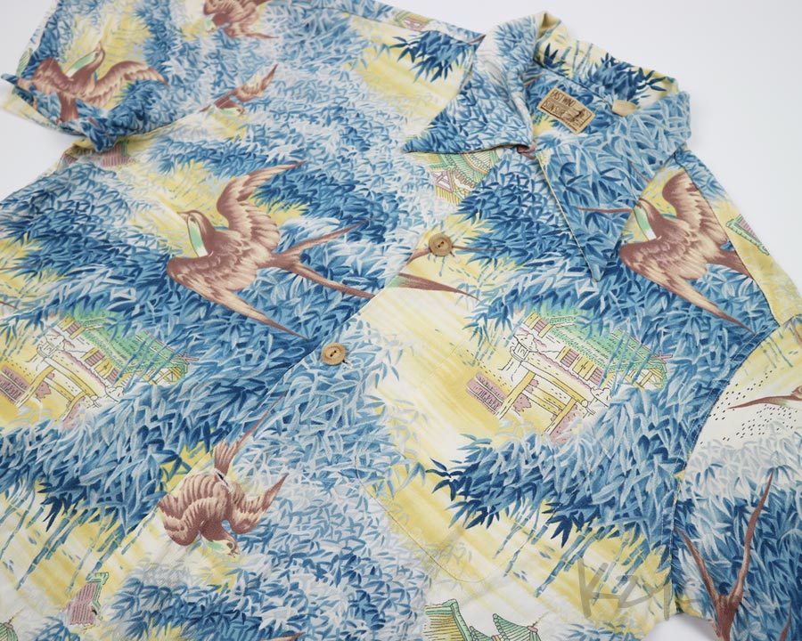เสื้อฮาวายลายญี่ปุ่น EAST WIND SUN SURF