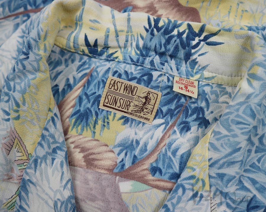 เสื้อฮาวายลายญี่ปุ่น EAST WIND SUN SURF
