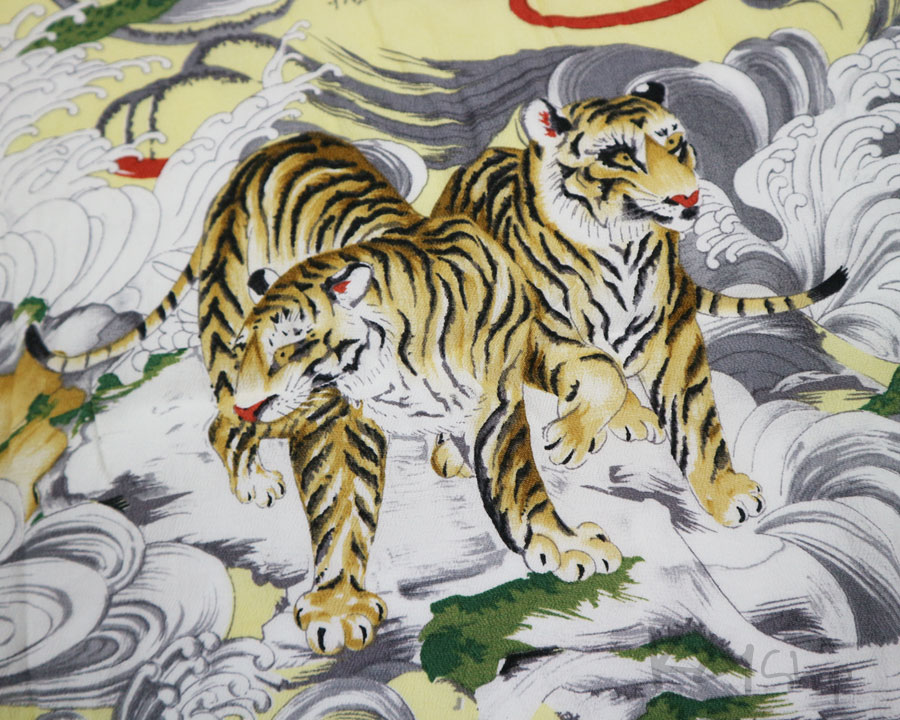 เสื้อฮาวายลายญี่ปุ่น Kaluluwa - Tiger & Dragon
