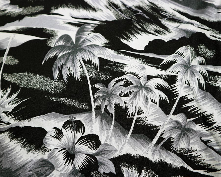 เสื้อฮาวาย RED LETTEER ลาย วิวชายทะเล