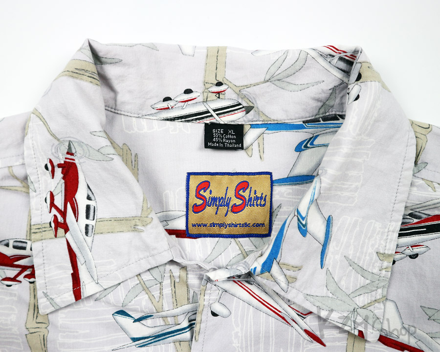  เสื้อฮาวาย Simply Shirts ลาย เครื่องบิน