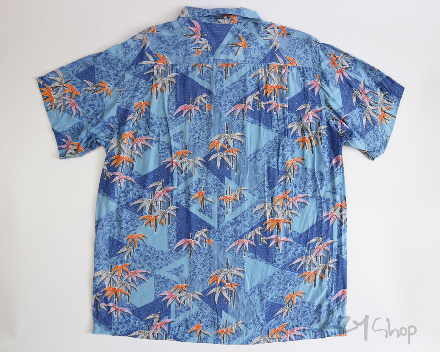 เสื้อฮาวายลายญี่ปุ่น Hawaiian Aloha Tropical ลาย ต้นไผ่