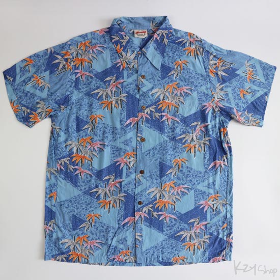 เสื้อฮาวายลายญี่ปุ่น Hawaiian Aloha Tropical ลาย ต้นไผ่