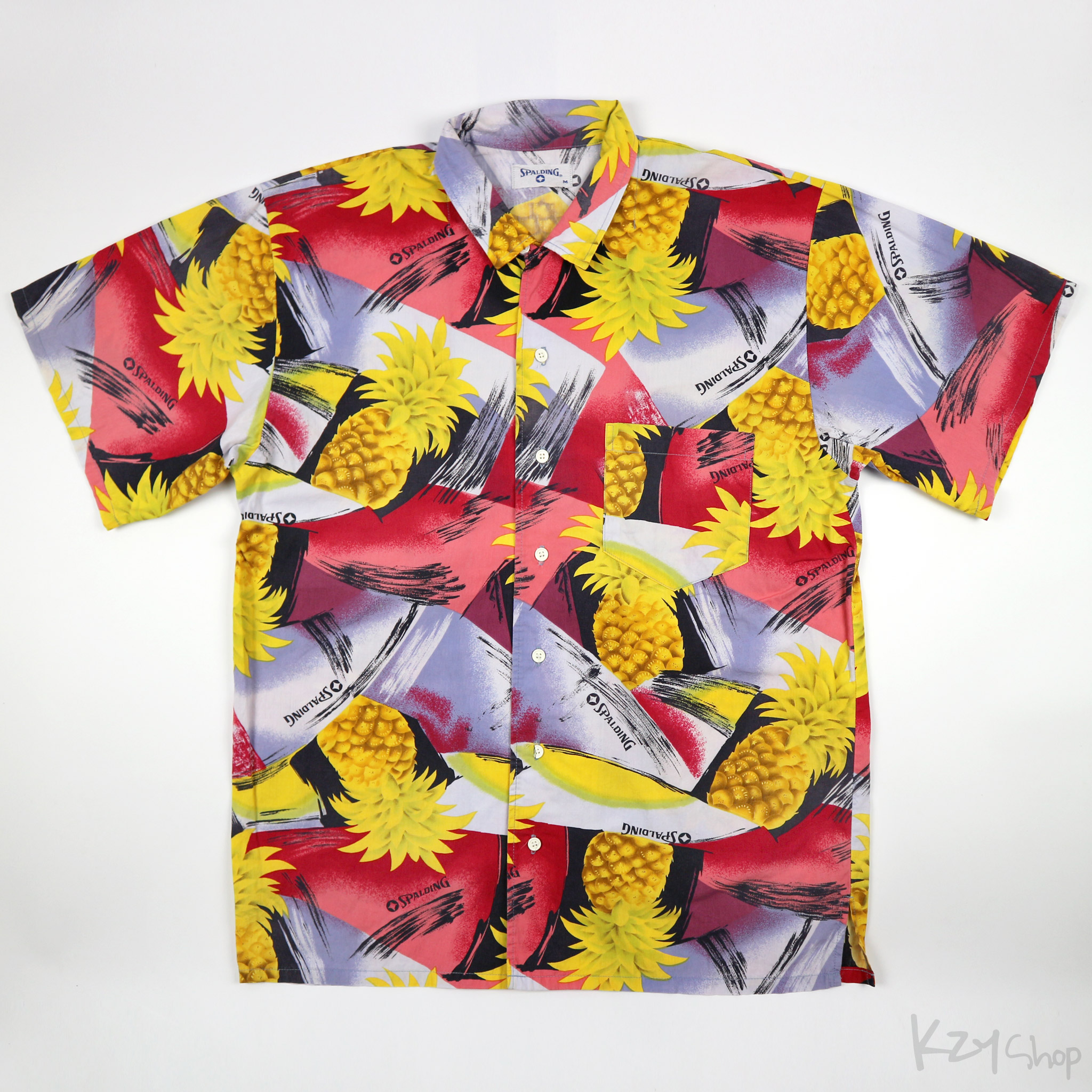 เสื้อฮาวาย SPALDING ลาย สับปะรด