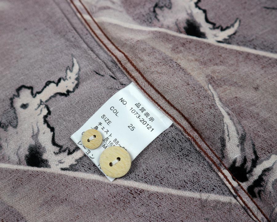 เสื้อฮาวายลายญี่ปุ่น Oniwa soto ลาย มังกรถือหัวกะโหลก