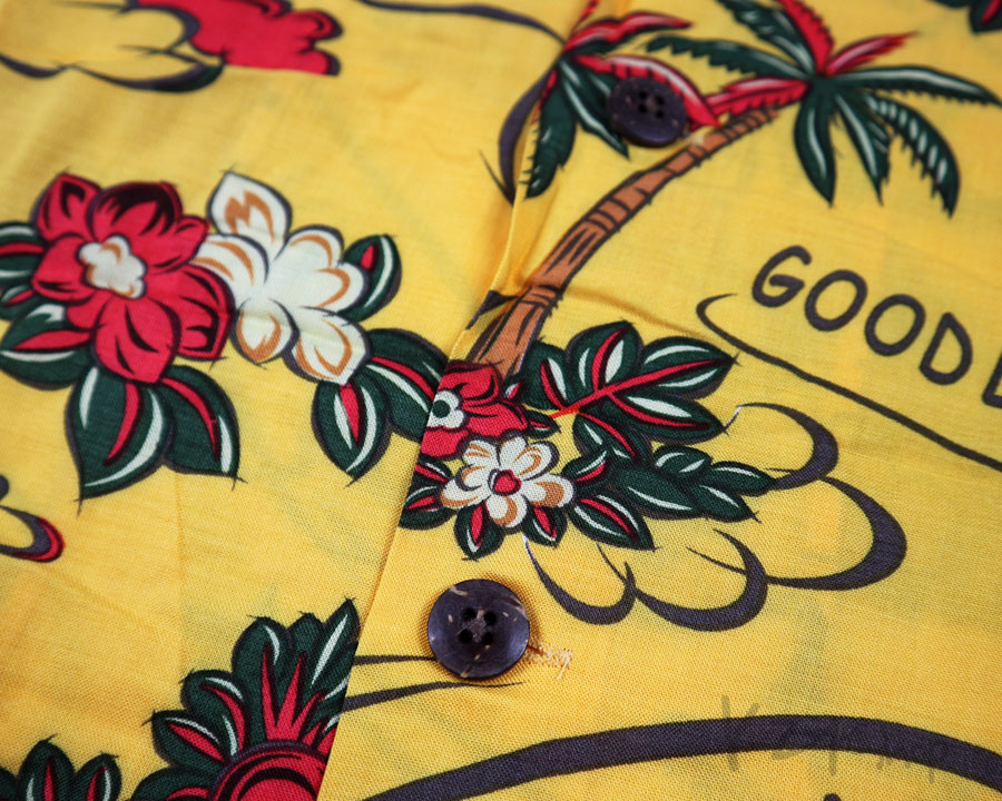 เสื้อฮาวาย TEDMAN - LUCKY OF ALOHA (Yellow)