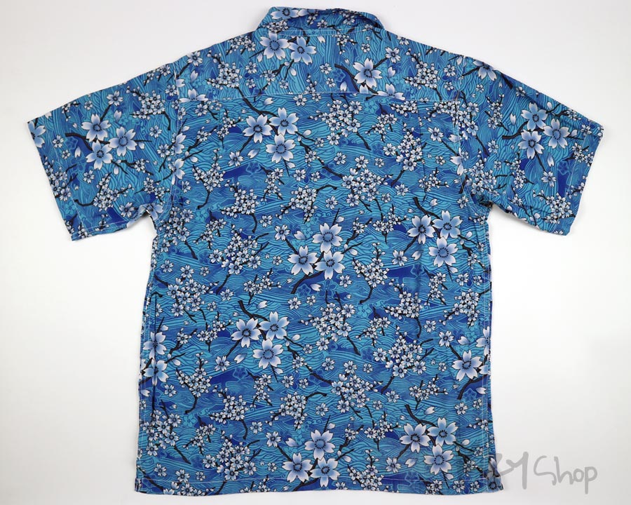 เสื้อฮาวายลายญี่ปุ่น Patina Vintage ลาย ดอกซากุระ