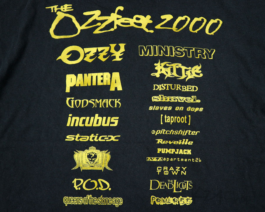 เสื้อยืด THE Ozzfest 2000