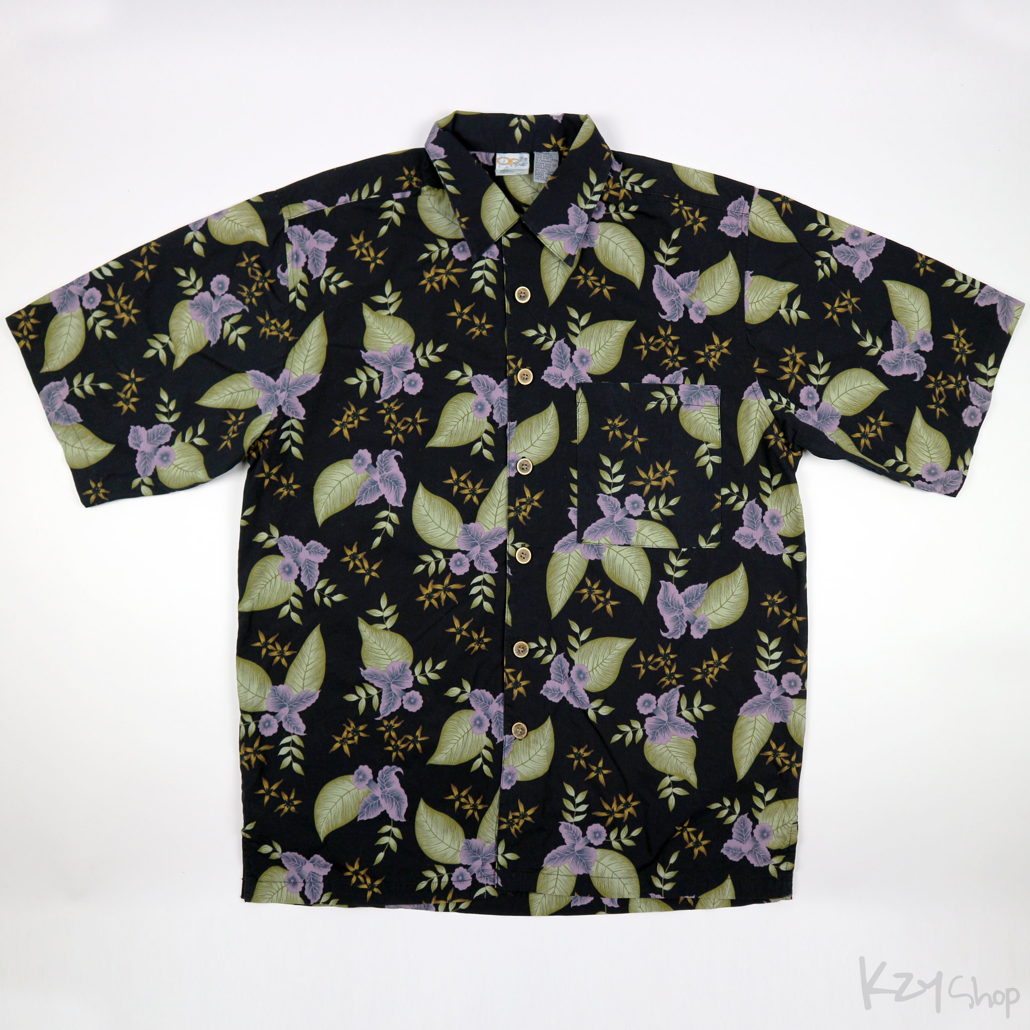 เสื้อฮาวาย OP Sport ลาย ดอกไม้