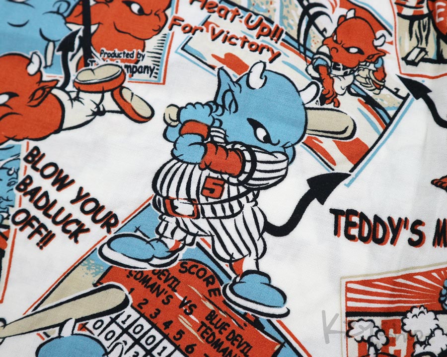 เสื้อฮาวาย TEDMAN - BASEBALL TEDMAN (White)