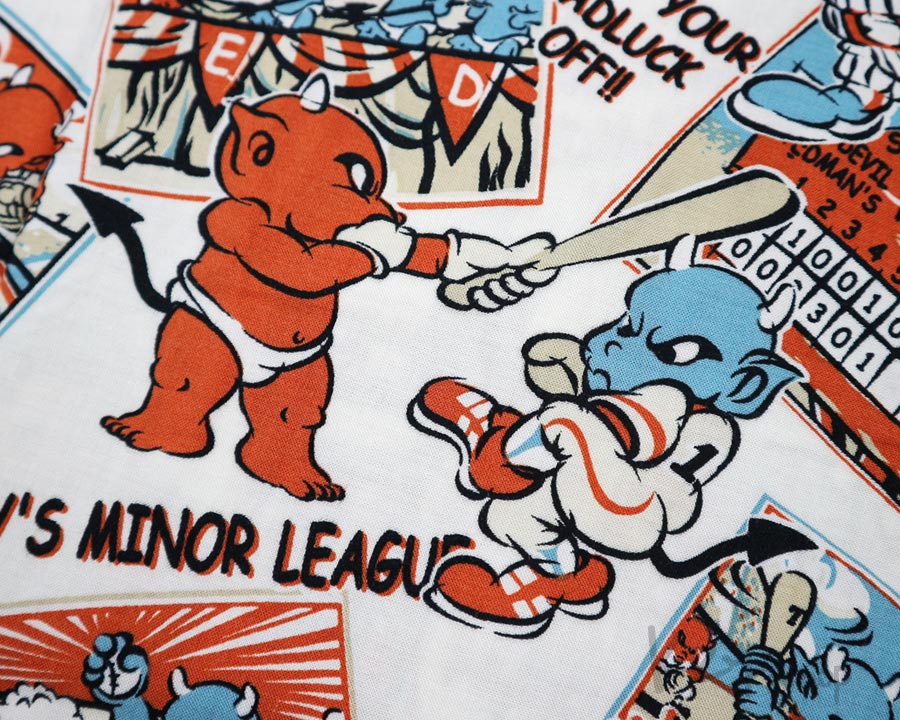 เสื้อฮาวาย TEDMAN - BASEBALL TEDMAN (White)