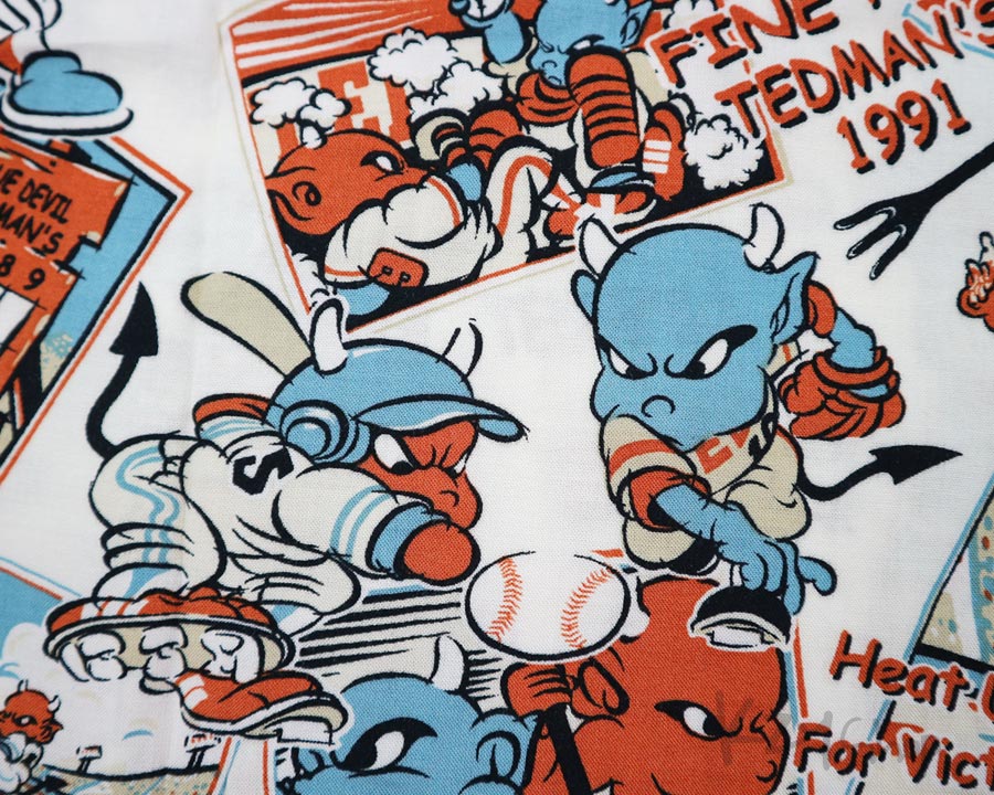 เสื้อฮาวาย TEDMAN - BASEBALL TEDMAN (White)