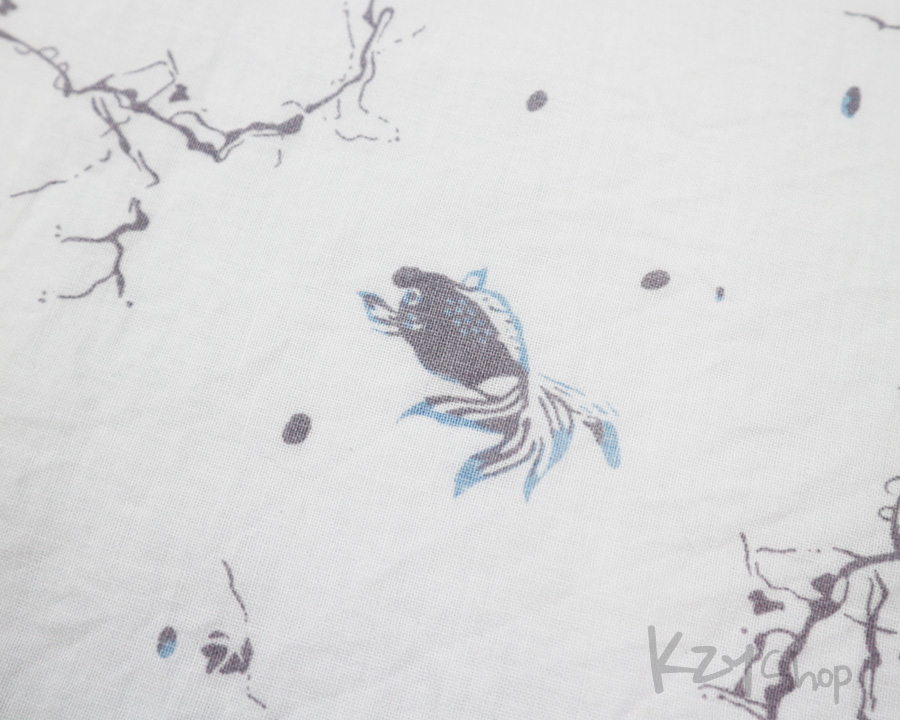 เสื้อฮาวายลายญี่ปุ่น JIDAIYA ลาย ปลาทอง