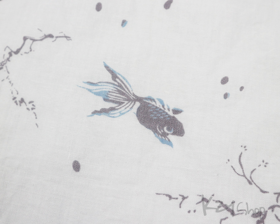 เสื้อฮาวายลายญี่ปุ่น JIDAIYA ลาย ปลาทอง