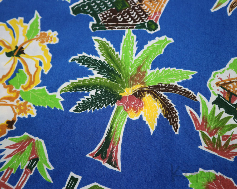 เสื้อฮาวายลายญี่ปุ่น ลาย วัดญี่ปุ่น