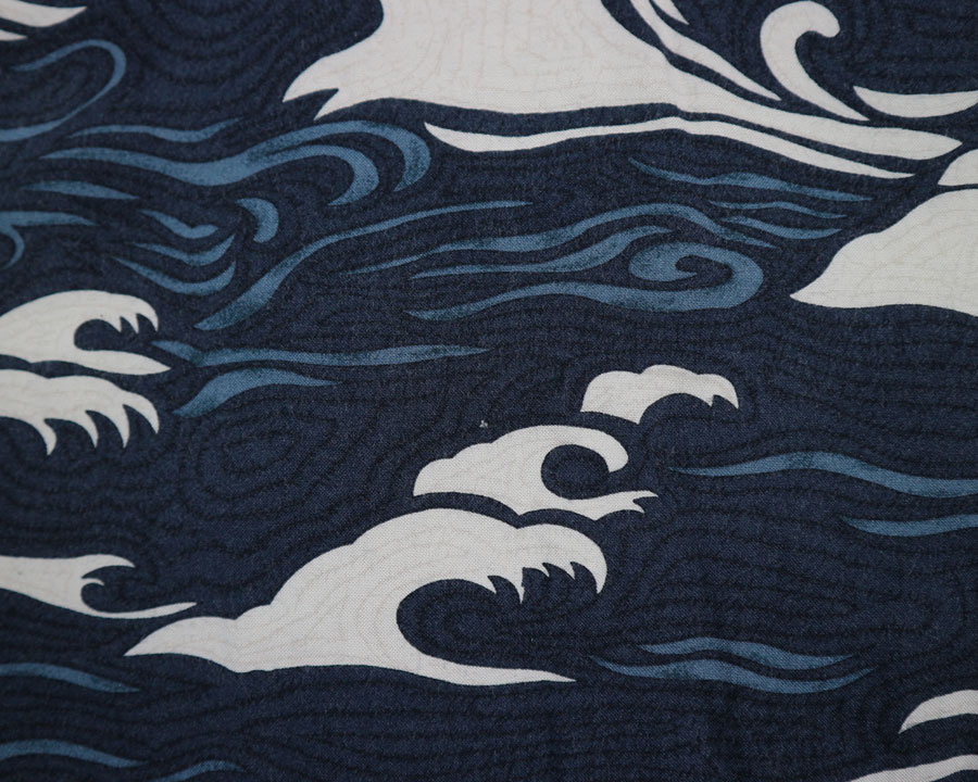 เสื้อฮาวายลายญี่ปุ่น 725 ORIGINALS ลาย คลื่นน้ำทะเล