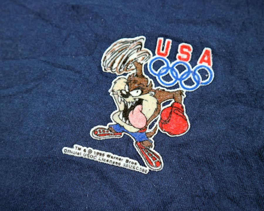 เสื้อยืด Warner Bros - USA Olympic Tasmanian Devil