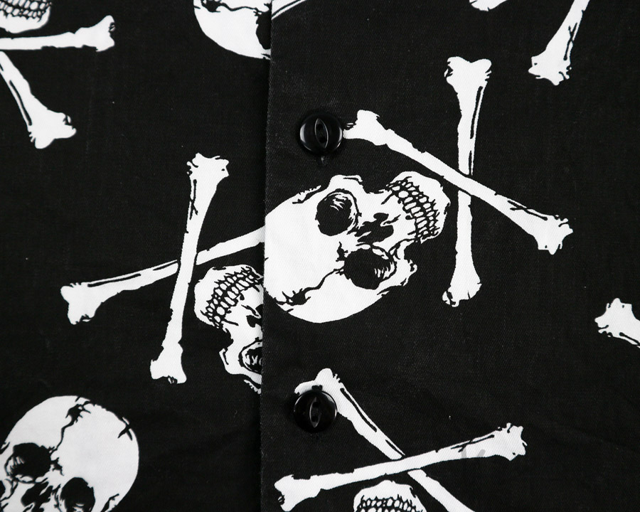 เสื้อฮาวาย vanson - Skull and Bones