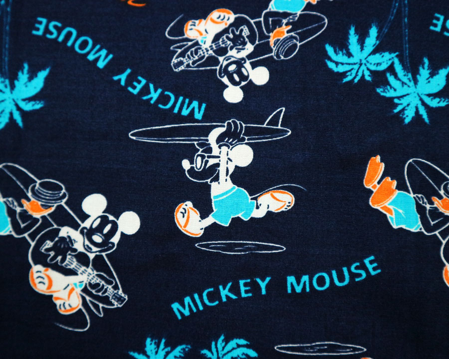 เสื้อฮาวาย Disney ลาย Mickey Mouse Donald Duck