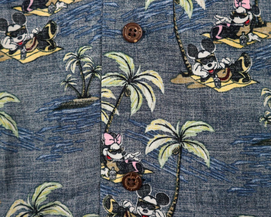  เสื้อฮาวาย Disney ลาย Mickey & Minnie mouse