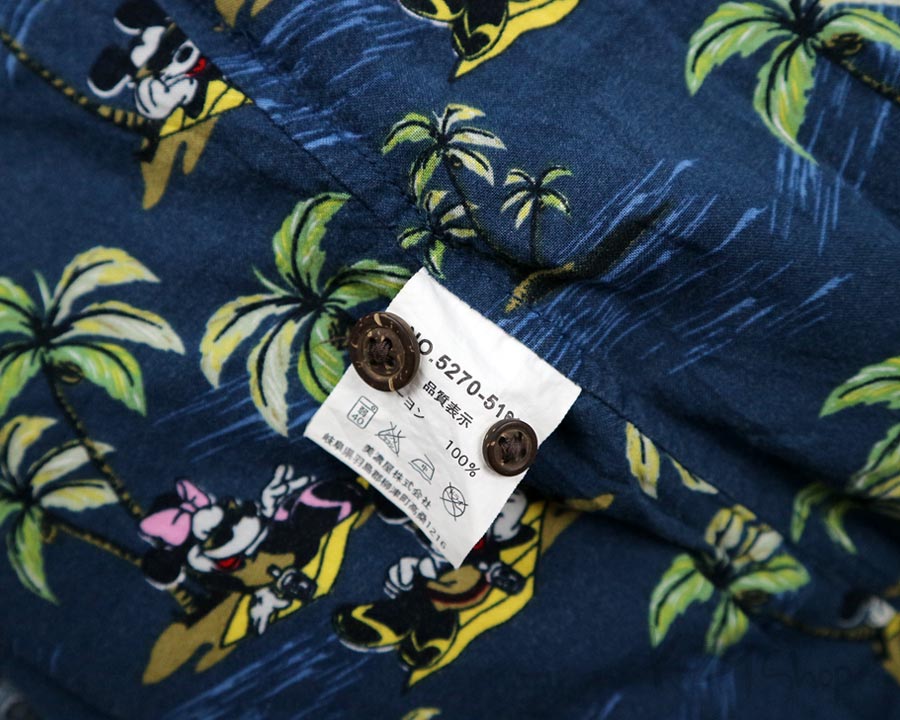  เสื้อฮาวาย Disney ลาย Mickey & Minnie mouse
