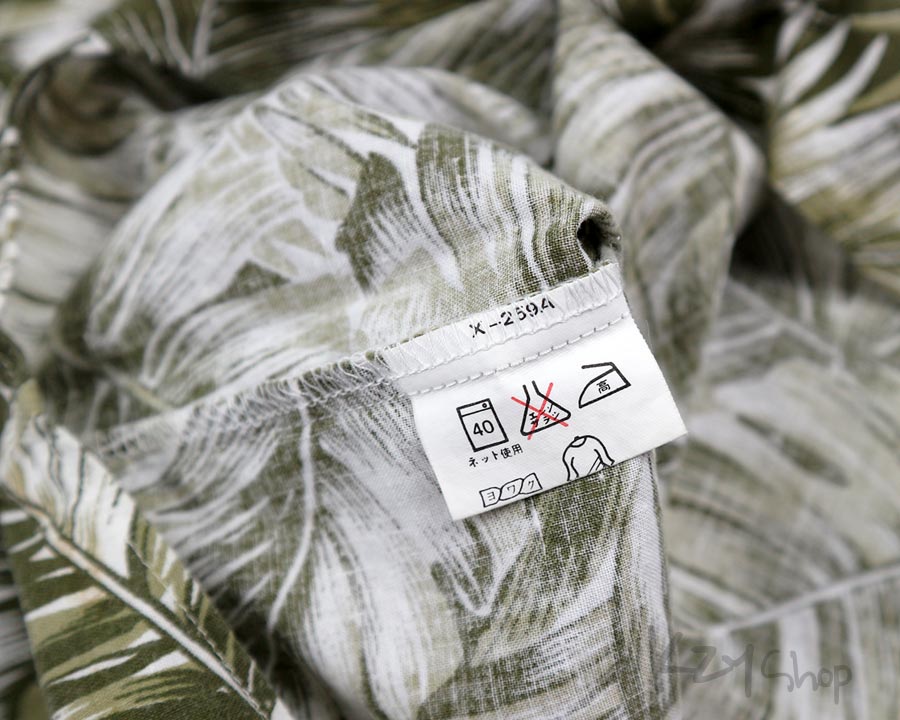 เสื้อฮาวาย Folco Club ลาย ใบไม้