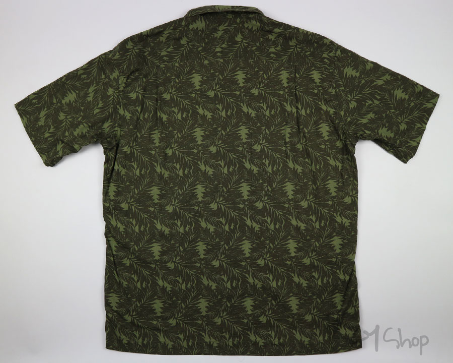 เสื้อฮาวาย GU ลาย ใบไม้