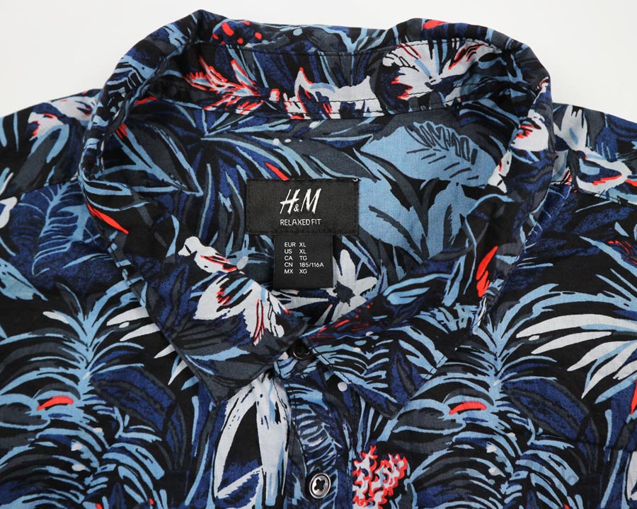 เสื้อฮาวายแขนยาว H&M