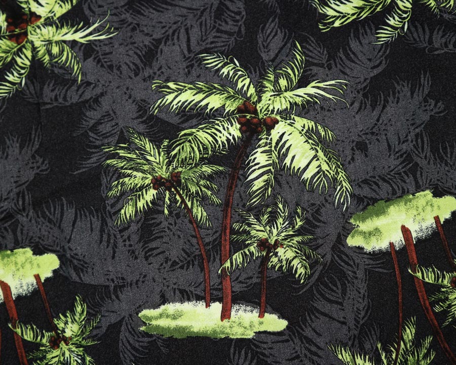 เสื้อฮาวาย  puritan  ลาย ต้นมะพร้าว