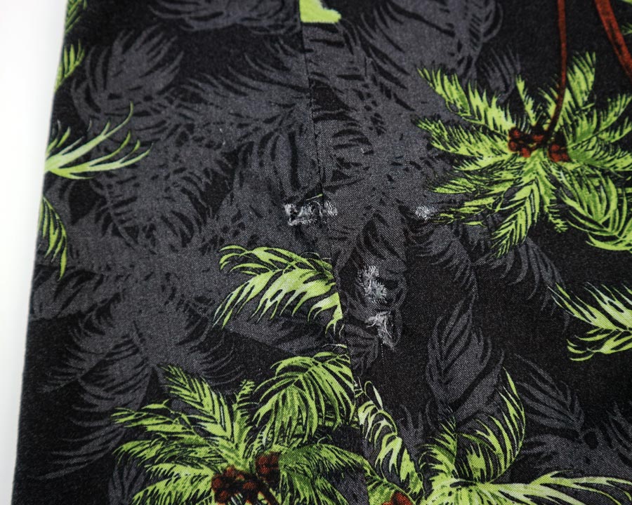 เสื้อฮาวาย  puritan  ลาย ต้นมะพร้าว