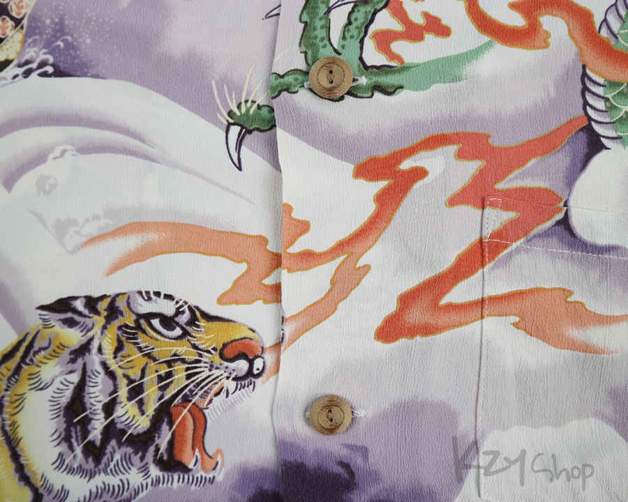 เสื้อฮาวายลายญี่ปุ่น SUN SURF - DRAGON & TIGER